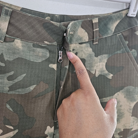 Adidas Originals Track Pants High Waist Fashion Leisure Pants Camouflage - Picture 6 of 16